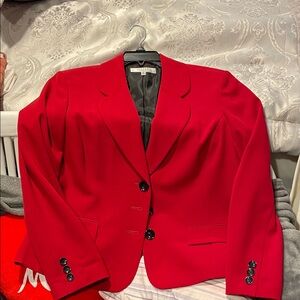 Kasper Red Women's Blazer